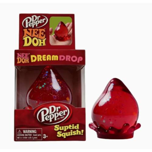 Schylling NeeDoh Nice Cube Super Squeeze Fidget Toy, Translu