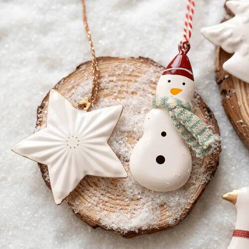Nordic Christmas Hanging Decoration Cartoon Soldiers Angel I