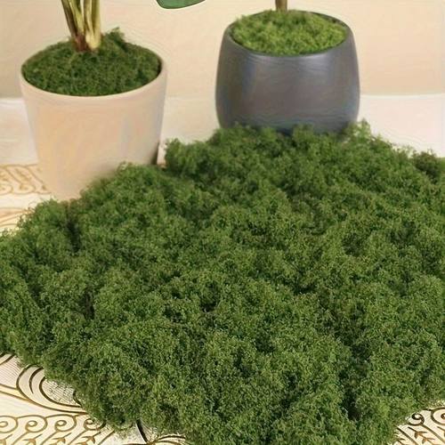 Green Fake Moss DIY Crafts Grass Artificial Moss Faux Preser