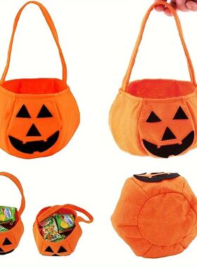 1/3pcs Halloween Pumpkin Tote Bags Non-Woven Shopping Bags C