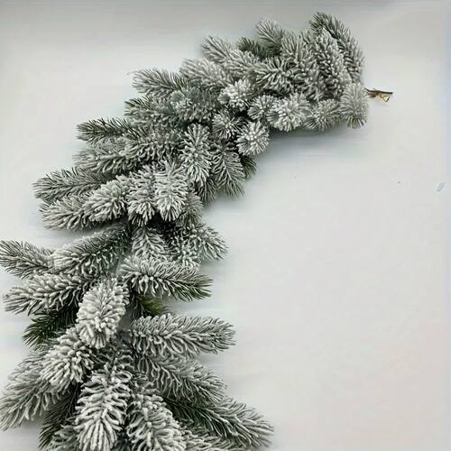 1pc Realistic Cedar Cone Wreath - Soft, Fade-Resistant Plast
