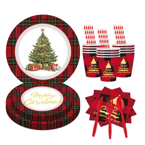 Christmas Holiday Party Birthday Party Decoration Supplies D