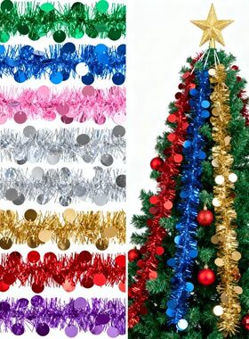3/5PCS Christmas Ribbon Discs Decorating Festivals Celebrati