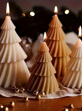 Christmas Tree Scented Candles Silicone Mold DIY Aromath Can