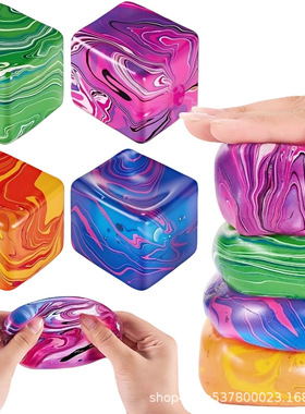 Needoh Rickle Ice Cube Kneading Music Decompression Toy Slow