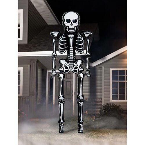 1pc - 112 inch Giant Skull Skeleton balloon, Halloween Skull