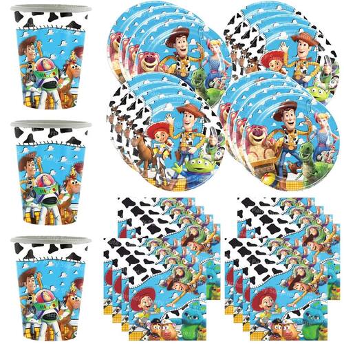 Toy Story Party Decorations Cup Plate Napkin Slap Bracelet C