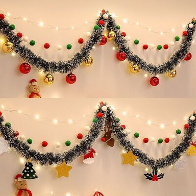 Ribbons Christmas Decorations Wool-wool-strip Scene Christma