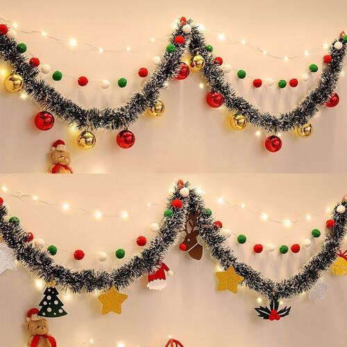 Ribbons Christmas Decorations Wool-wool-strip Scene Christma