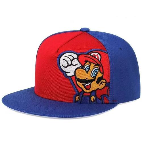 Super Mario Embroidered Printed Hip Hop Hat for Men and Wome