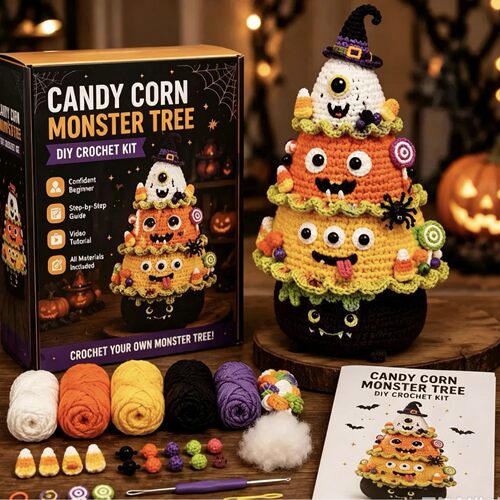 Halloween Tree Diy Crochet Kit Halloween Tree Diy Crochet Se