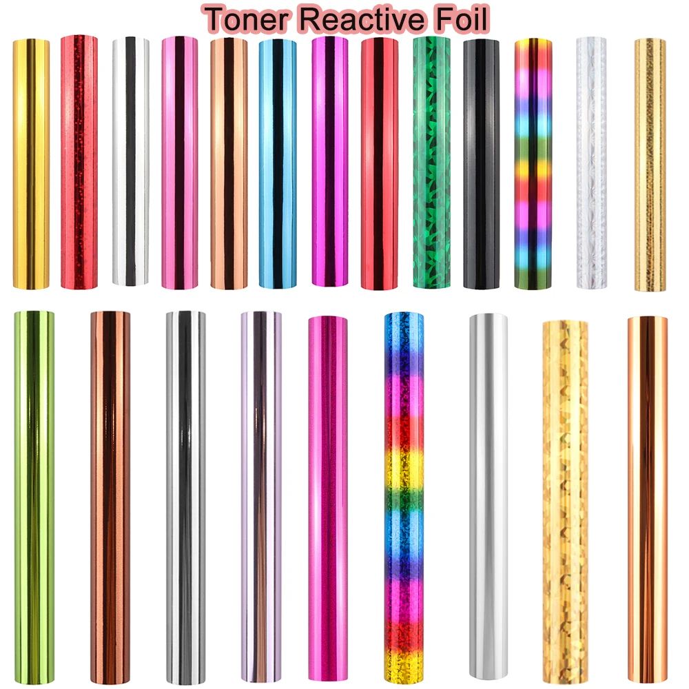 5Mx19.3CM Toner Reactive Foil Heat Activated Foil Hot Stampi