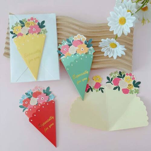 Floral Greeting Cards Perfect for Birthdays Christmas Thanks