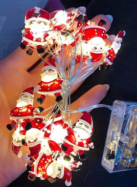 2M Christmas Decorations Santa Claus Snowman LED Light Strin