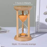 1PCS 3/5/10/15/30 Minutes Wooden Hourglass Timer Home Living thumbnail 6