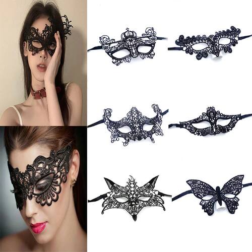 Sexy Lace Mask Women Eye Masquerade Halloween Party Masks ma