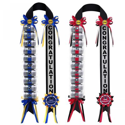 Class of 2026 Graduation Money Lei Necklace with Cash Holder