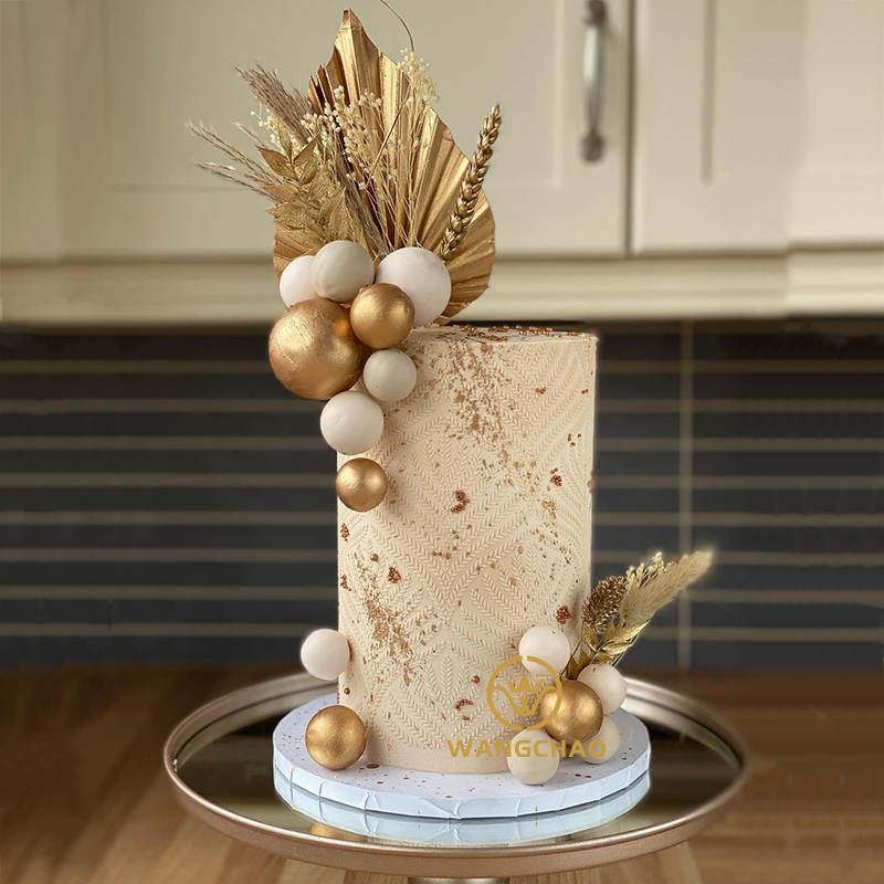 Palm Spear Cake Topper Happy Birthday Palm Leaf Decoration C
