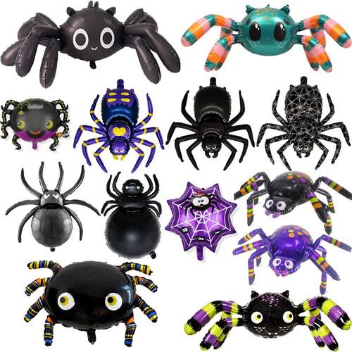 New Halloween Terror Spider Balloon Ghost Festival Party Sho