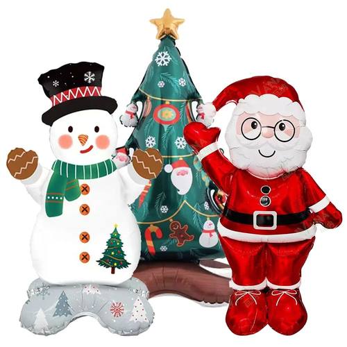 2025 Christmas balloon standing Christmas Tree snowman Santa