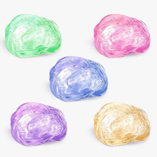 Reusable Putty Liquid Crystal Bouncy Slime Toy Set Kid Safe