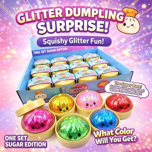 Dumpling Pressure Dumpling Squishies Cute Colorful Bun Toy S