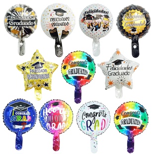 20Pcs Mini Spanish Graduation Foil Balloon 10Inch Doctoral S