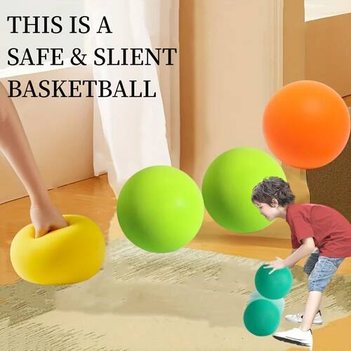 Children Silent Patting Ball Toys High Elasticity Sponge Bas