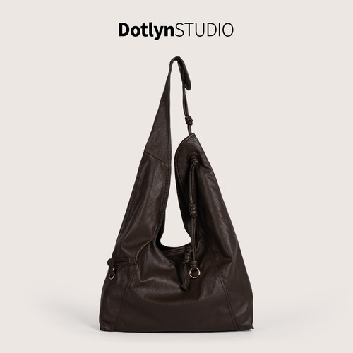 Dotlyn2025美拉德复古通勤单肩包