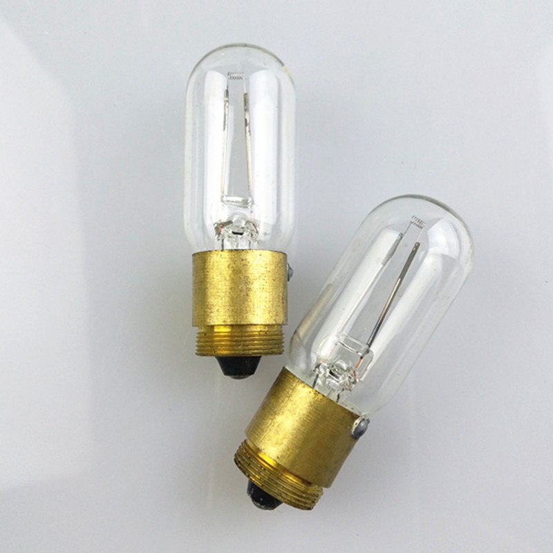 铜灯泡6V15W螺口灯泡显微镜灯泡卡口仪器灯泡 T型管状灯泡-封面