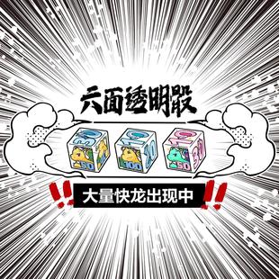 宝可梦快龙骰子(闪光限量)收藏PTCG伤害指示物六面不同图