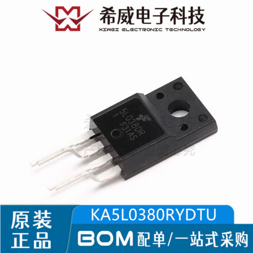KA5L0380RYDTU 丝印5L0380R TO-220-4直插 AC-DC控制器/稳压器