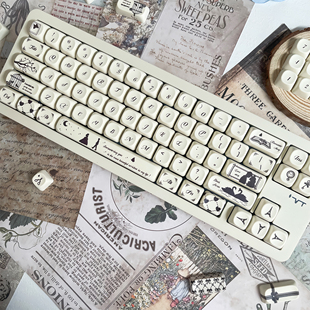 嗨前沿邂逅原创热恋键帽520简爱极简热恋可爱圆润球键盘键帽