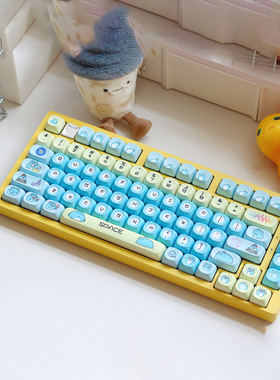嗨前沿猫猫虫咖波Bugcat Capoo键帽PBT可爱圆润球帽适配机械键盘