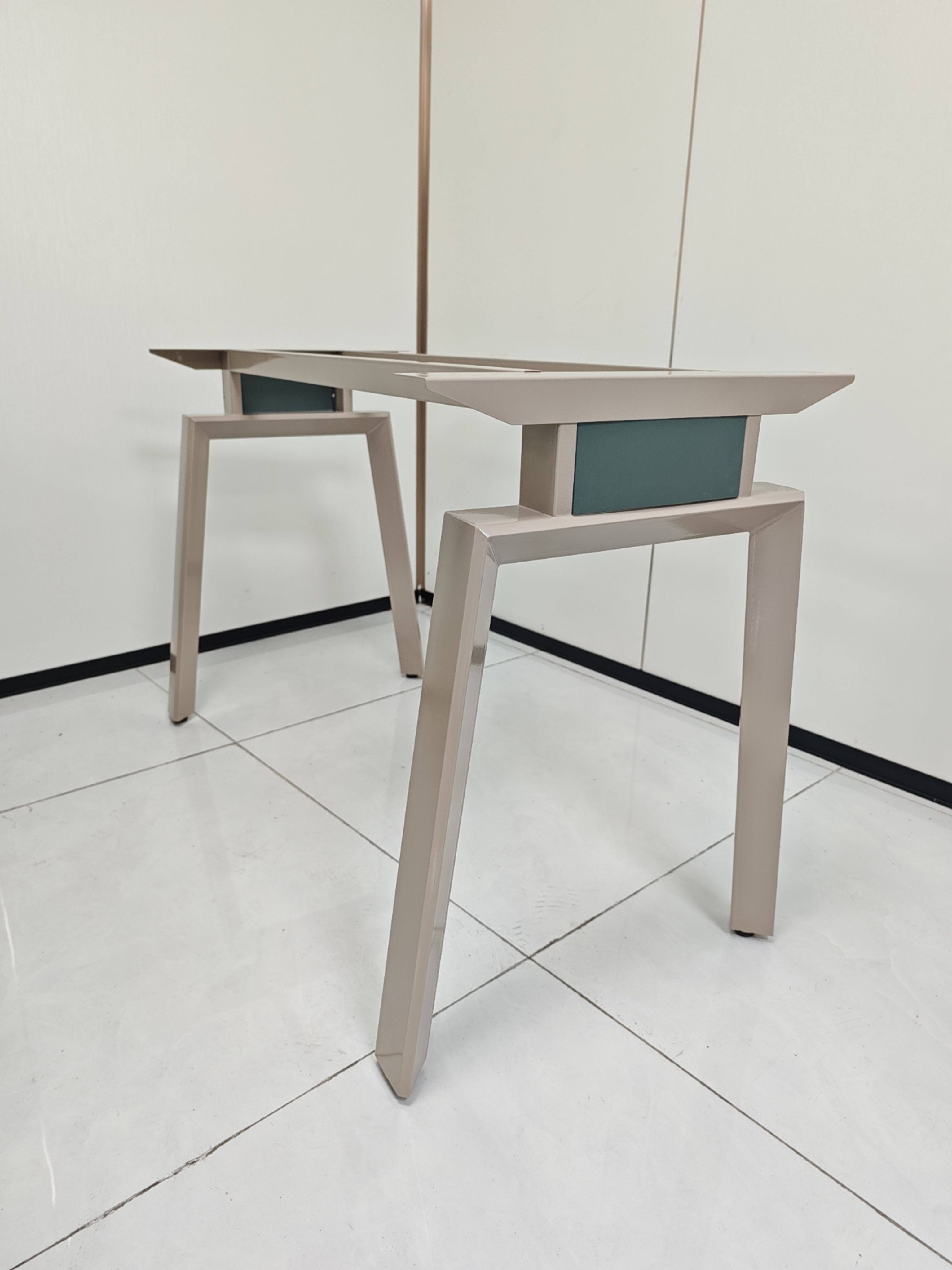 办公桌脚架电脑桌会议桌班台主管老板桌金属铁艺烤漆新款高档好看