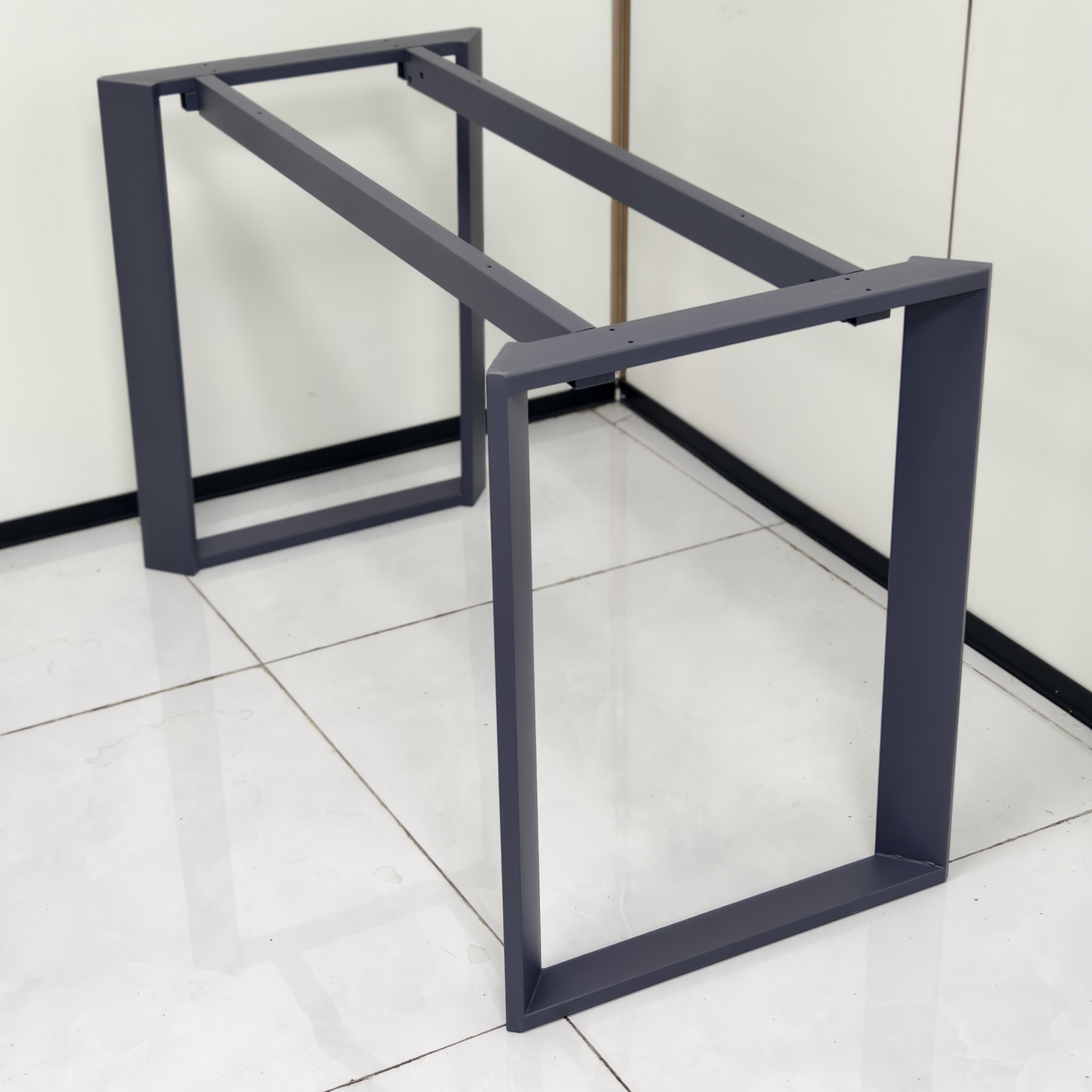 办公桌脚架电脑桌会议桌班台主管老板桌金属铁艺烤漆新款高档好看