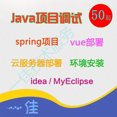 java代码调试bug修复项目开发运行php二开maven环境安装部署配置