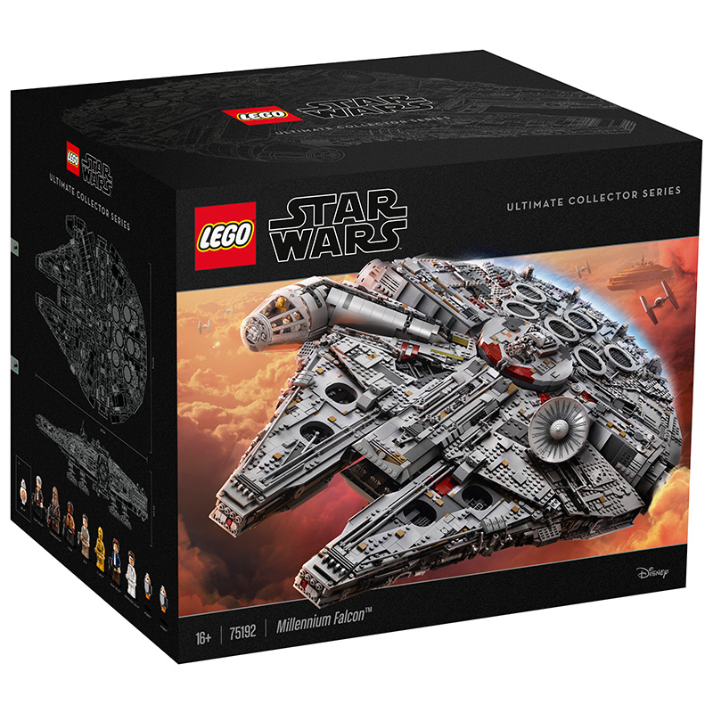 LEGO乐高星球大战系列75192 豪华千年隼成人益智拼装潮玩积木玩具