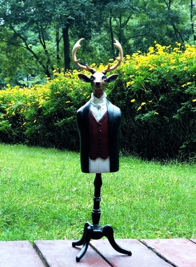 大牌原单绅士美式风树脂模特架