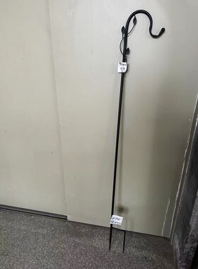 包邮美式复古铁艺地插装饰挂钩