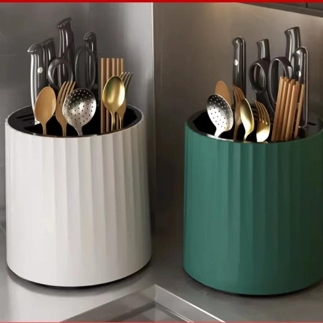 9.99旋转刀架  刀具桶收纳架 厨房置物架 梵贞收纳架筷子笼