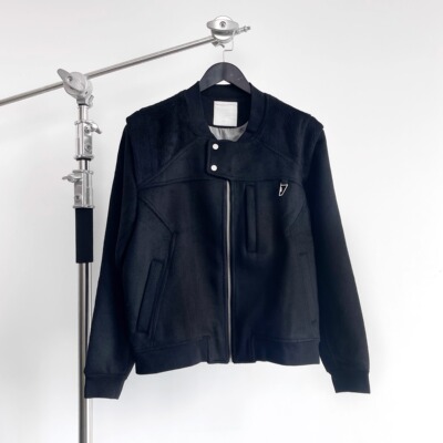 UMC休闲毛呢宽松夹克外套