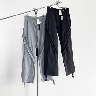 【现货】PAF4.0解构长拉链开衩扭扭乐宽松高街先锋机能休闲尼龙裤