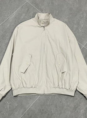 【现货】RAF操刀秀款老钱风倒三角宽松廓形飞行服哈灵顿夹克外套