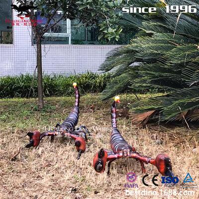 园林景观仿真昆虫摆件商场美陈玻璃钢蝎子装饰博物馆科普昆虫展