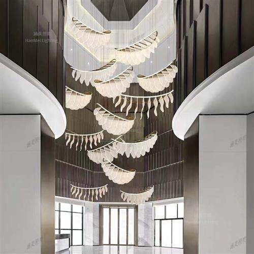 设计师简约帆船吊灯现代别墅客厅餐厅酒店大堂轻奢吊灯