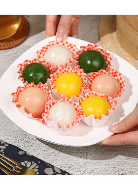 野菜团子荠菜糯米青团江南风味