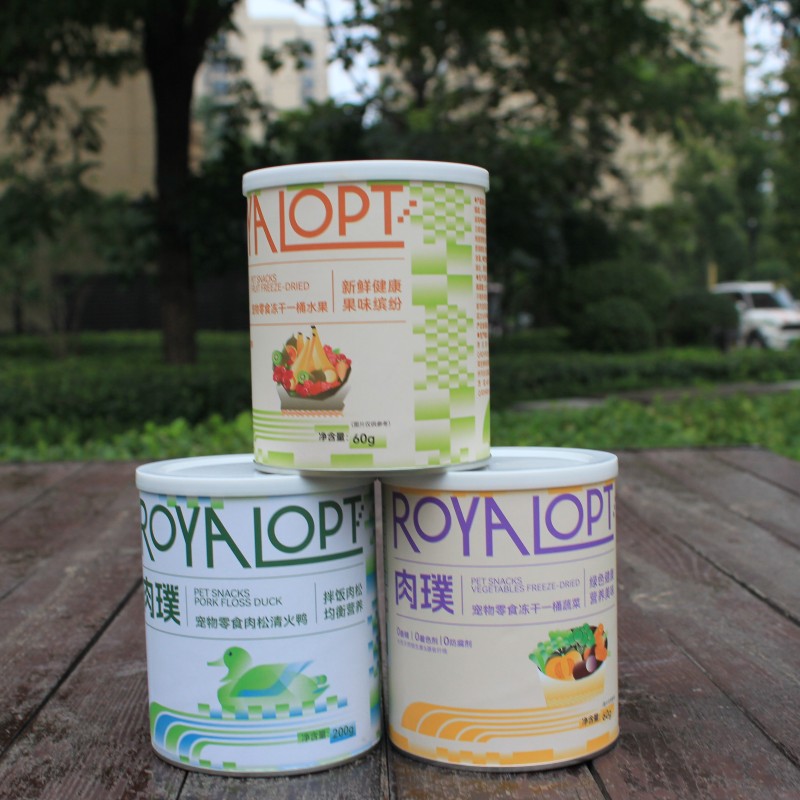 Royalopt肉璞鸭肉松冻干蔬菜水果乳鸽狗粮猫狗零食
