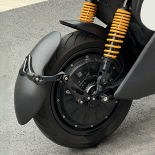 九号电动车猎户座Dz110p专用挡泥板配件前段内挡泥板带灯后盾