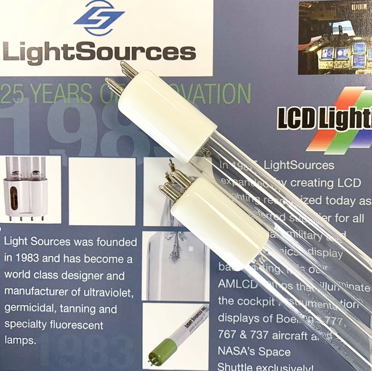 美国莱劭思LightSources320w紫外线杀菌灯，型号：GPHHA1554T6L